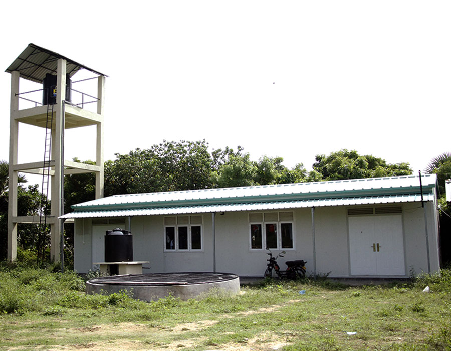 Construction of Pre-Fab Building at Ilavalai